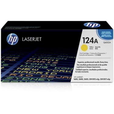 Imagem de Toner Genuino Q6002a 124a Yellow  1600 2600 2600n 2605 Cm1015 Cm1017 2