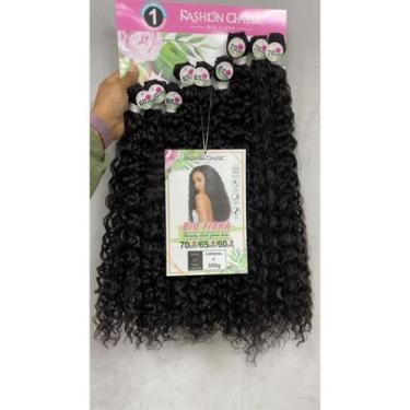 Imagem de Cabelo CARNAVAL cacheado Bio Fibra 70cm - FASHION CLASSIC -, 4