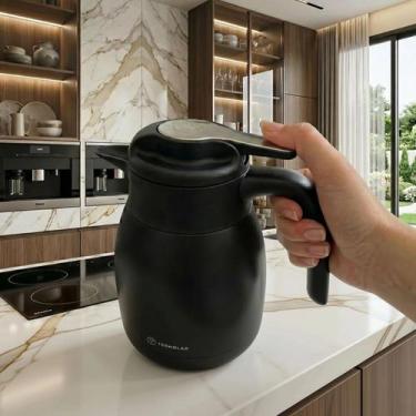 Imagem de Bule Térmico Termolar Garzón 1,2l Inox Inquebrável Café Chá Leite Água