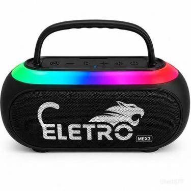 Imagem de Caixa de Som Portátil Electromex EL-1079 Elegante e Recarregável - ELE
