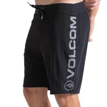 Imagem de Bermuda Volcom Sabotage WT26 Masculina Preto, Preto, 46