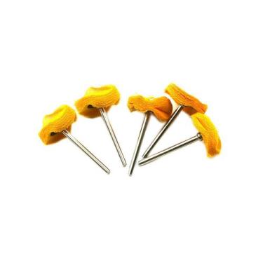 Imagem de Kit Com 5 Rodas De Pano P/ Polimento Micro Retifica - PIATC