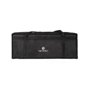 Imagem de Capa para Teclado Compact com Proteção Contra Batidas e Quedas com Bolsa Externa Integrada 97x15x37cm Nylon Harmonics