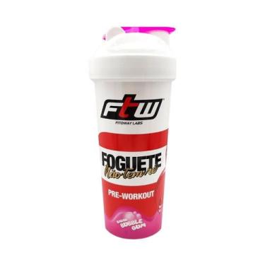 Imagem de Coqueteleira Foguete Não Tem Ré - 700ml Bubble Gum - FTW - Fitoway