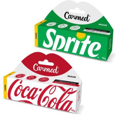 Imagem de Hidratante Labial Carmed Sprite + Carmed Coca-Cola Incolor - Cimed