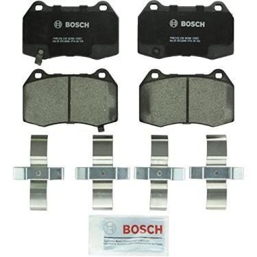 Imagem de Bosch BC960 QuietCast Premium Conjunto de pastilhas de freio a disco de cerâmica para Infiniti: 2003-2005 G35; Nissan: 2003-2009 350Z, 2004-2006 Sentra; Frente