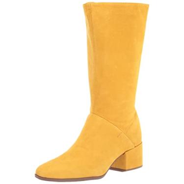 Imagem de Franco Sarto Bota feminina de cano médio Jaxine, Mostarda, 7