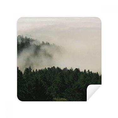 Imagem de Mountain Fog Forest Cloud Sky Glasses Pano de limpeza de tela tecido de camurça pacote com 2