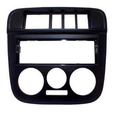 Imagem de Moldura Painel Central Radio Gol Parati G4 4 Portas Preto