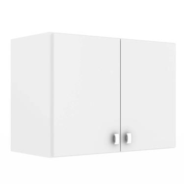Imagem de Armário Multiuso Aéreo TecnoMobili Am3104 com 2 Portas e 1 Prateleira - Branco