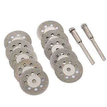 Imagem de Disco de corte de diamante, 10 peças de mini roda cortada com mandril para ferramentas...