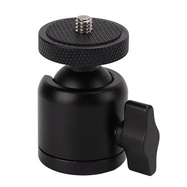 Imagem de Adaptador de cabeça de tripé, cabeça de esfera mini tripé de montagem de câmera com parafuso de montagem, acessório de câmera com cabeça de esfera rotativa de 360 graus, para câmera SLR Mirrorless, para encher luz, microfone, haste de extensão