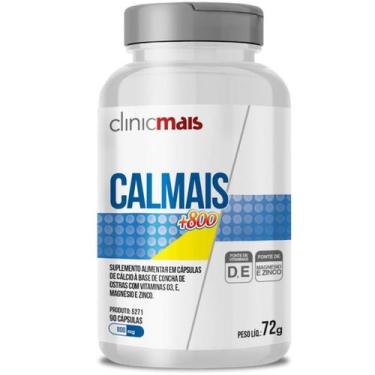 Imagem de Calcio Calmais +800 Vitamina D3 E E Zinco - Chá Mais