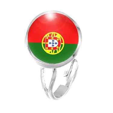 Imagem de Anel Bandeira de Portugal Unissex e Ajustável