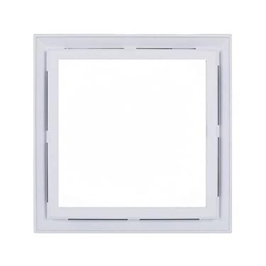 Imagem de Fã exausto Ventilador de ventilação de iluminação LED de teto integrado, ventilador de exaustão silencioso 2 em 1 com ventilador de teto de 30 × 30 × 30 cm para cozinha de banheiro Ventiladores de ven