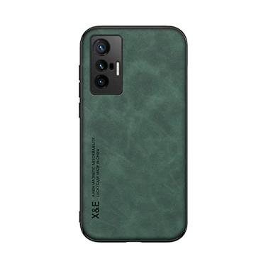 Imagem de Kepuch Silklike Capa para Vivo X70 - Case Placa de Metal Embutida para Vivo X70 - Verde