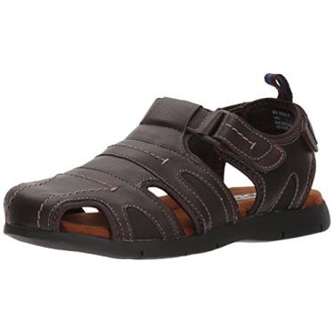 Imagem de Nunn Bush Sandália masculina Rio Grande com bico fechado, Marrom, 8 Wide