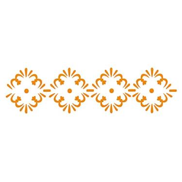 Imagem de Stencil de Acetato para Pintura OPA Simples 10 x 30 cm - 440 Border Flor