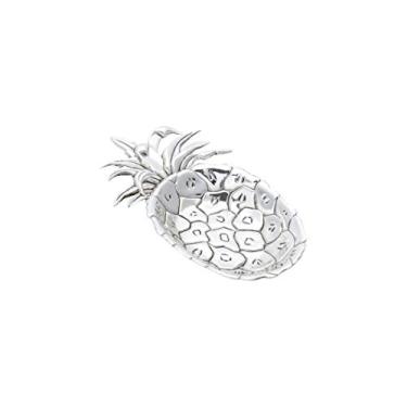 Imagem de Bandeja De Zamac Silver Plated Pineapple 16, 5x10cm Lyor Prata Único