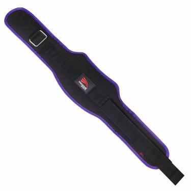 Imagem de PROGNE SPORTS Cinto de Agachamento Apoio Proteção Lombar Musculação Fitness Crossfit, Modelo: 71108080, Cor: Preto com Roxo, Tamanho: Pequeno