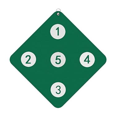 Imagem de Vaveren Alvo de cerca ao ar livre interior com cinco engrenagens de cerca tipo pendurar na parede para treinamento, C