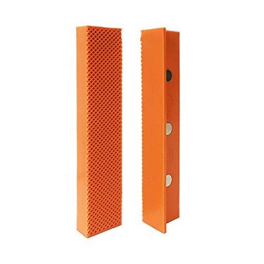 Imagem de HORUSDY Mandíbulas de torneio, pastilhas de mandíbula de retenção magnética de 6 polegadas, mandíbulas macias de torno universal