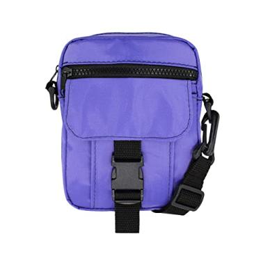 Imagem de Shoulder Bag Lenna's Bolsa Transversal de Nylon LE07 Roxa