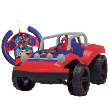 Imagem de Carrinho Controle Remoto Buggy Hero Spiderman 7 Funções - Candide