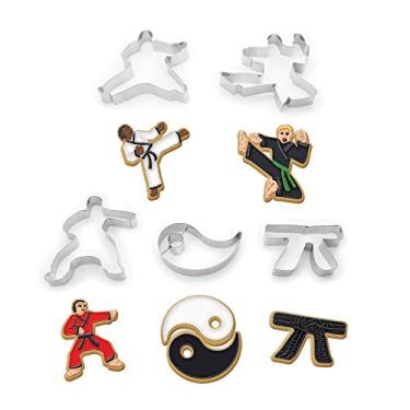Imagem de Fox Run Brands Karate Cookie cutters, 7 x 7 x 1.25 inches, Metallic