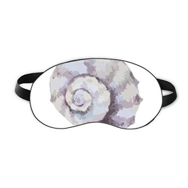 Imagem de Capa de sombra colorida com ilustração de caracol da vida marinha macia para dormir