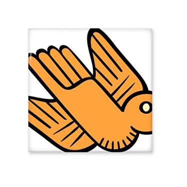 Imagem de Arte abstrata indiana desenho pássaros azulejo de cerâmica brilhante decalque de tijolo vitrificado pedra adornada