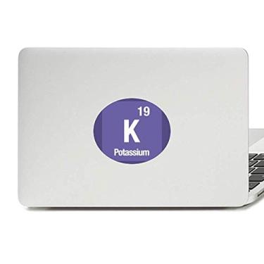Imagem de K Potássio elemento químico Quem Vinil Emblema Gráfico Laptop Adesivo Notebook Decalque