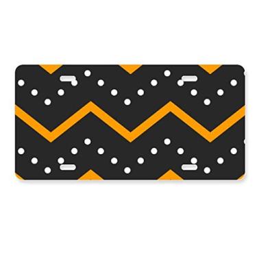 Imagem de DIYthinker Placa de carro Wave Happy Fear Halloween Decoração de carro Acessório de aço inoxidável