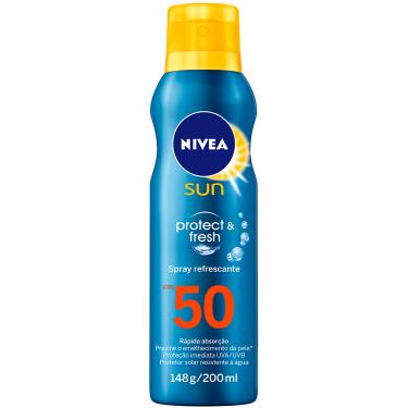 Imagem de Protetor Solar Spray Nivea Sun Protect & Fresh FPS50 200ml