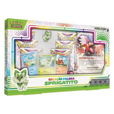Imagem de Box Pokémon Coleção Paldea Koraidon Ex 40 Cartas Sprigatito-Unissex