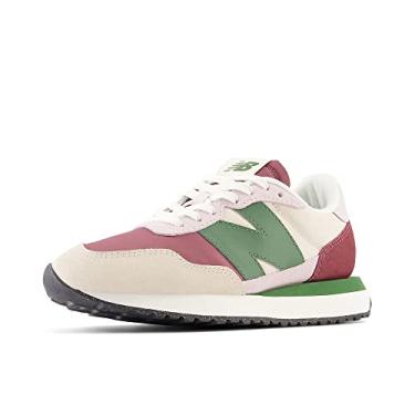 Imagem de New Balance Tênis feminino 237 V1 Classic, Borgonha lavada/céu de dezembro/Nori, 42