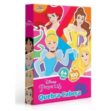 Imagem de Quebra Cabeça Disney Princesas 100 Peças Toyster