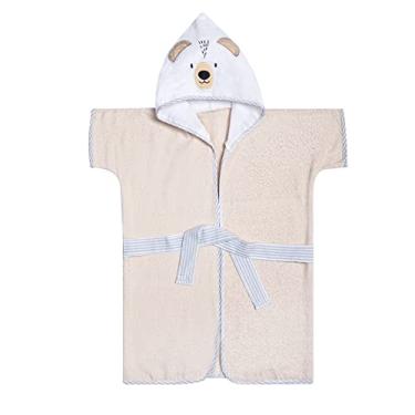 Imagem de PAPI DESDE 1974 Roupão Felpudo Papi Friends C/Capuz Bord Para Bebê De 1 A 4 Anos Contém 01 Un