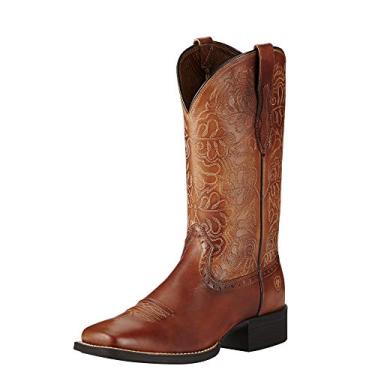 Imagem de Ariat Bota feminina Round Up Remuda Western, Naturalmente rico, 38