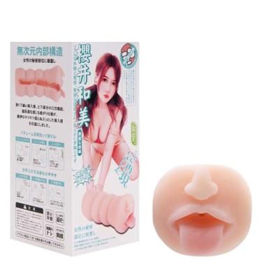 Imagem de 3D Realista - 2 em 1 M-astur-badores Masculinos, P-us-sy de Bolso M-asterburbator Toy Toys Stroker Masculino Brinquedos de Brinquedos de Sexo Masculino Prazer Oral M-asturbação