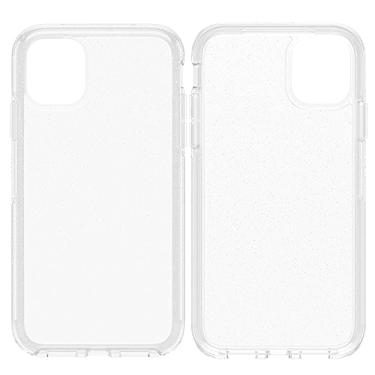 Imagem de OtterBox Capa para iPhone 11 Symmetry Series - Stardust (floco prateado/transparente), ultraelegante, compatível com carregamento sem fio, bordas elevadas protegem a câmera e a tela