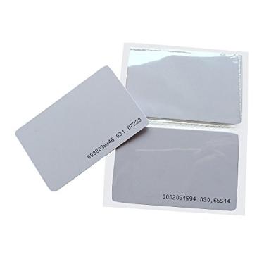 Imagem de Cartão RFID de proximidade 125KHZ EM4100 cartão de plástico com controle de acesso de entrada inteligente para porta inteligente (pacote com 10) - YARONGTECH