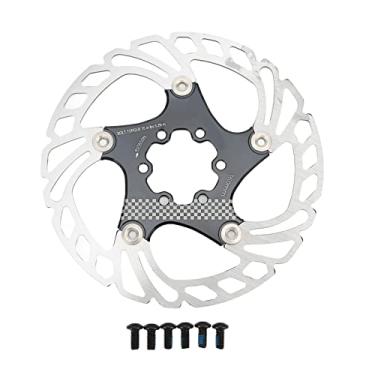 Imagem de Rotor de Freio de Mountain Bike Com 6 Parafusos, Disco de Dissipação de Calor, Forte e Durável, Fabricação de Precisão CNC (160MM)