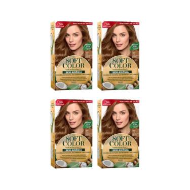 Imagem de Coloraçao Soft Color 77 Marrom Dourado-Kit C/4Un