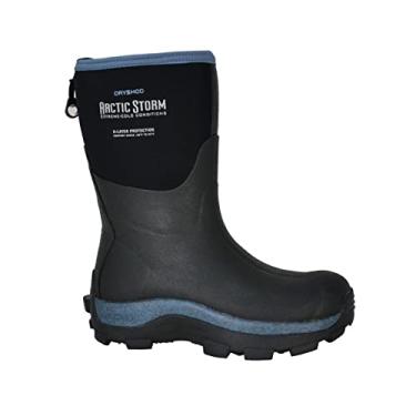 Imagem de Dryshod Bota feminina Arctic Storm Extreme-Cold Conditions Winter Mid Boot, Preto/azul, 37