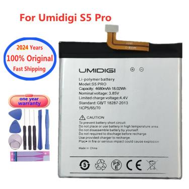 Imagem de Bateria original UMI para telefone móvel Umidigi S5 Pro  4680mAh  baterias de substituição