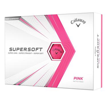 Imagem de Callaway Bolas de golfe Golf Supersoft (versão 2021, rosa)