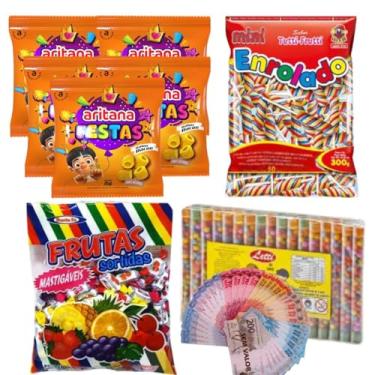 Imagem de Kit Guloseimas Salgadinhos Festa Aniversário Infantil