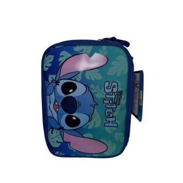 Imagem de Estojo 100 pens quadrado stitch rosa 100% poliéster