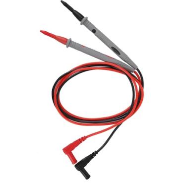 Imagem de 2pcs AC/DC 1000V Multímetro de Silicone Cabos de Teste Caneta de Teste de Sonda 20A Testador Eletricista Resistência a Altas Temperaturas Fio de Cobre Conectores de ângulo Reto